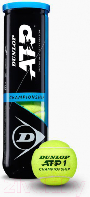 Набор теннисных мячей DUNLOP ATP Championship / 622DN601333 (4шт)