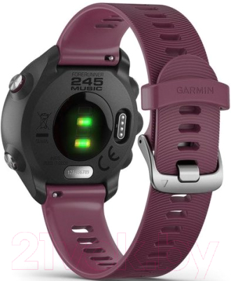 Умные часы Garmin Forerunner 245 / 010-02120-11 (черный/бордовый)