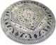 Ковер LAXMI Athena 8059 круг (3x3, Grey/Gold) -