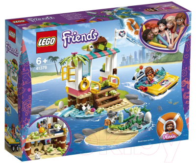 

Конструктор Lego, Friends Спасение черепах 41376