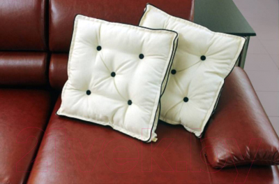 Подушка на стул MATEX 3D Домино / 04-011 (белый)