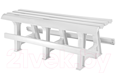 Изображение товара Скамья садовая Стандарт Пластик Групп №3 (белый)