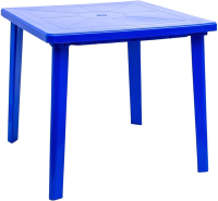 Стол пластиковый Стандарт Пластик Групп Квадратный 80х80 (синий) - 