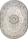 Ковер Behram Vegas T2710RE-D.GREY-D.GREY-OVAL (1.6x2.3) - 