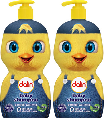 Набор детских шампуней Dalin Мальчик (2x500мл) - 