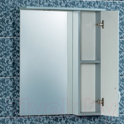 Шкаф с зеркалом для ванной Акваль Классик / В2.6.04.6.1.2