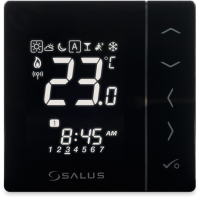 Термостат для климатической техники Salus VS10BRF 4 в 1 (черный) - 