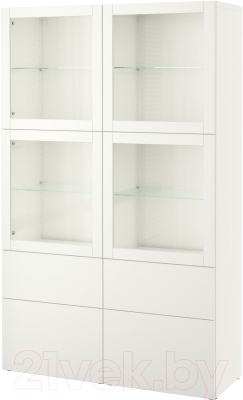

Шкаф с витриной Ikea, Бесто 392.467.89