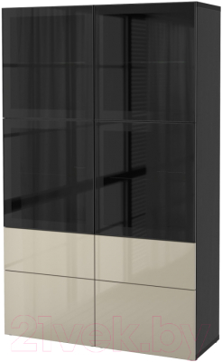 

Шкаф с витриной Ikea, Бесто 392.468.26