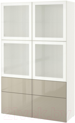 

Шкаф с витриной Ikea, Бесто 492.468.35