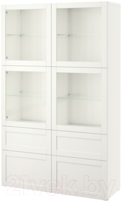

Шкаф с витриной Ikea, Бесто 692.821.82