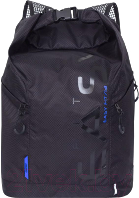Рюкзак спортивный Grizzly RQ-918-1 (черный/синий)