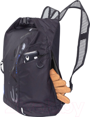 Рюкзак спортивный Grizzly RQ-918-1 (черный/синий)