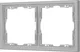 Рамка для выключателей и розеток Arlight FRM-NOBE-SFPL-2-IS / 059457 - 