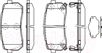 

Тормозные колодки Bosch, 0986494327