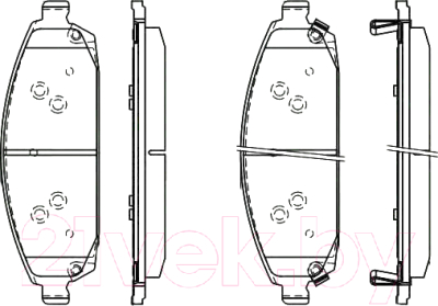 

Тормозные колодки Bosch, 0986494370