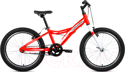 Детский велосипед Forward Comanche 20 1.0 2019 / RBKW91601003 (красный/белый)