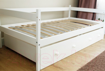 Кровать-тахта детская Можга Р425 (белый)
