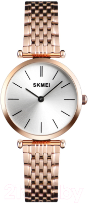 Часы наручные женские Skmei 1458-1 (розовое золото )