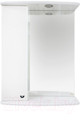 Шкаф с зеркалом для ванной Misty Астра 50 L / Э-Аст04050-01СвЛ