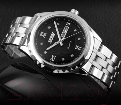 Часы наручные мужские Skmei 9100-1 (черный)