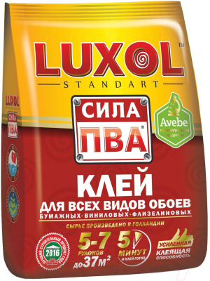 Клей для обоев Luxol Standart Сила ПВА (200г)