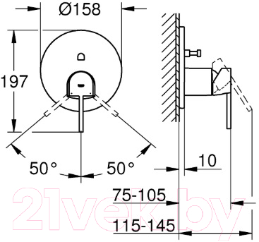 Смеситель GROHE Plus 24060003