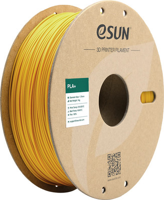 Пластик для 3D-печати eSUN PLA+ / PLA+175Y5B1 (1.75мм, 5кг, желтый) - 