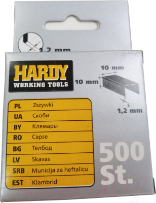 Скобы Hardy 2241-650010