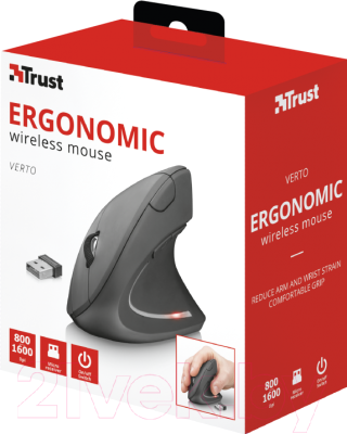 Мышь Trust Verto Wireless Ergonomic Mouse / 22879