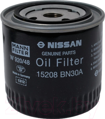 Масляный фильтр Nissan 15208BN30A