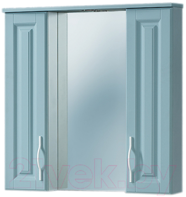 Шкаф с зеркалом для ванной Акваль Классик / В2.6.04.8.1.0