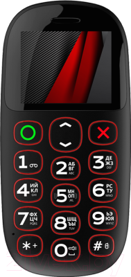 Мобильный телефон Vertex C322 (черный)