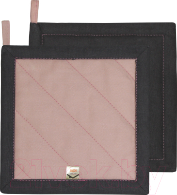 Набор кухонного текстиля MATEX Double Charm 10-074 (розовый/серый)