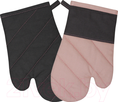 Набор кухонного текстиля MATEX Double Charm 10-074 (розовый/серый)