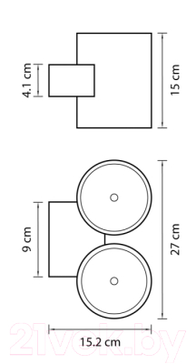 Бра уличное Lightstar Paro 372594