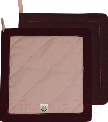 Набор кухонного текстиля MATEX Double Charm 10-104 (розовый/бордовый)