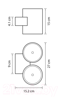 Бра уличное Lightstar Paro 372674