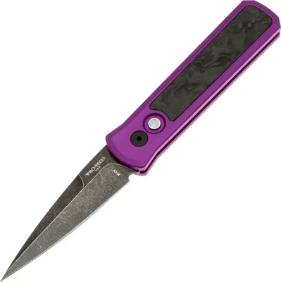 Нож складной Pro-Tech 7211-Marble CF Purple DLCW - 
