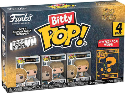 Набор фигурок коллекционных Funko POP! Samwise Gamgee. Pippin. Merry. Mystery / Fun75458