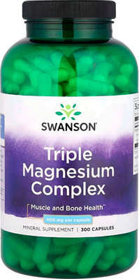 Минерал Swanson Triple Magnesium Complex 400mg