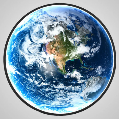 Настенный светильник Imperiumloft Cosmos-Earth01 / 208935-23