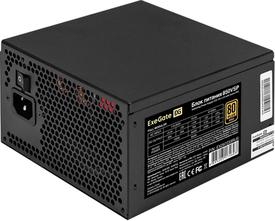 Блок питания для компьютера ExeGate 850W Plus Gold 850VSP FC / EX297233RUS