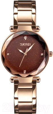 Часы наручные женские Skmei 9180-3 (розовое золото)