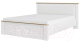Двуспальная кровать Мебель-Неман Либерти МН-313-01 (белый/белый полуглянец) - 
