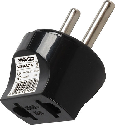 Переходник сетевой SmartBuy SBE-16-S07-b (черный) - 