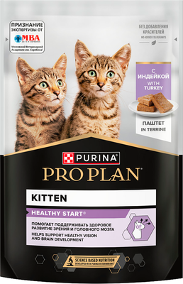 Влажный корм для кошек Pro Plan Паштет с индейкой