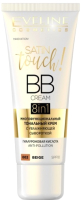 BB-крем Eveline Cosmetics Satin Touch 8 in 1 №002 Beige (30мл) - 