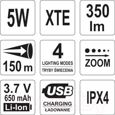Изображение товара Фонарь Yato YT-08569