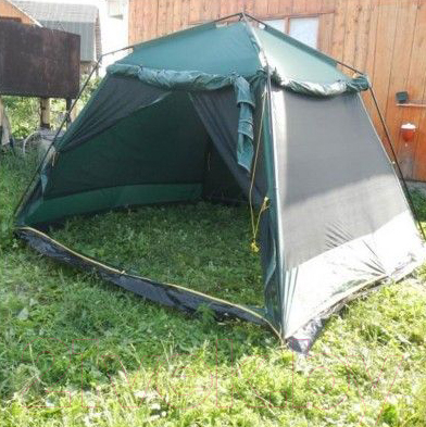 Туристический шатер Tramp Bungalow LUX Green V2 / TRT-85